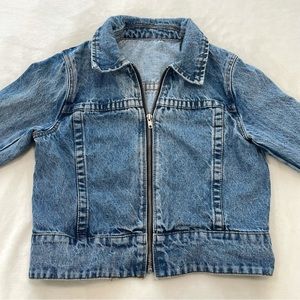 J. Galt (Brandy Melville) Zip-Up Jean Jacket